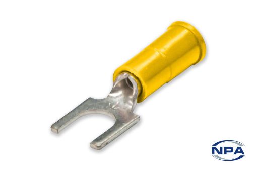 Picture of Connector Spade Yellow