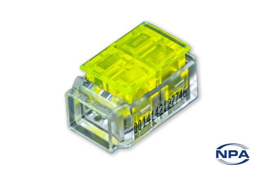 Picture of Wire Connector IDC One-Way Yellow