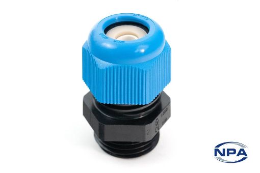 Picture of Cable Gland Intrinsically Safe Areas Eex eII Blue