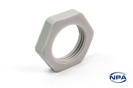 Picture of Lock Nut PG Threaded Grey