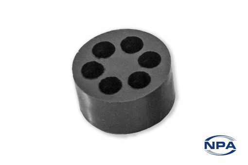 Picture of Multi-Hole Insert 6 Holes Black