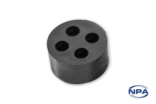 Picture of Multi-Hole Insert 4 Holes Black