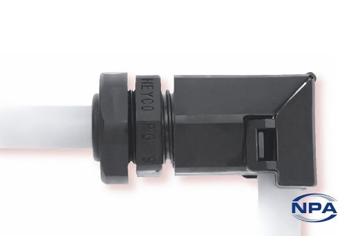 Picture of Cable Gland Right-Angled Liquid Tight Black