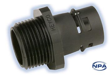 Show details for Tube Fitting Snap-In Hub Black Picture of Tube Fitting Snap-In Hub Black