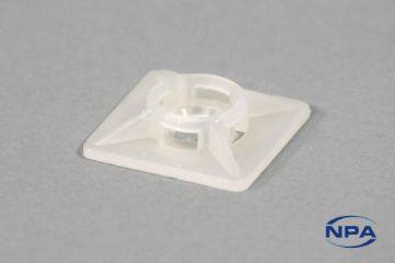 Show details for Cable Tie Mount Four Way Natural Picture of Cable Tie Mount Four Way Natural