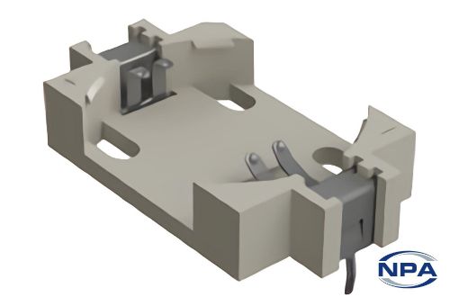 Picture of Coin Cell Holder Vibra-Fit 20mm Grey