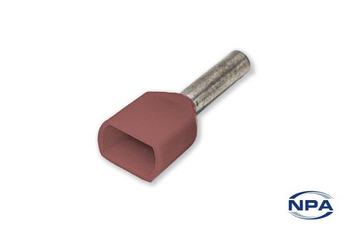Picture of Ferrule Twin Wire Brown