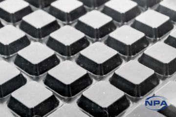 Show details for Bumper (Sold by pad of 200) Adhesive Black Picture of Bumper (Sold by pad of 200) Adhesive Black