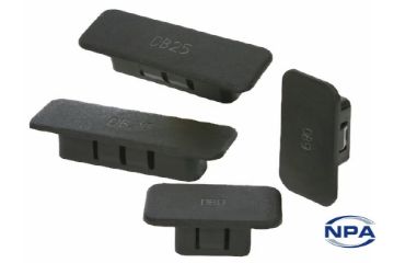 Show details for Hole Plug D-Subminiature Black Picture of Hole Plug D-Subminiature Black