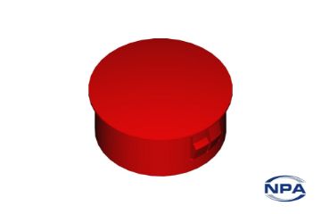 Show details for Hole Plug Dome Red Picture of Hole Plug Dome Red