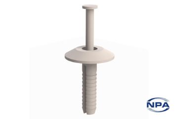 Show details for Rivet Anchor With Plastic Drive Pin Natural Picture of Rivet Anchor With Plastic Drive Pin Natural