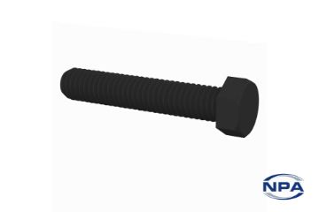 Show details for Cap Screw Hex Head, Unslotted Black Picture of Cap Screw Hex Head, Unslotted Black