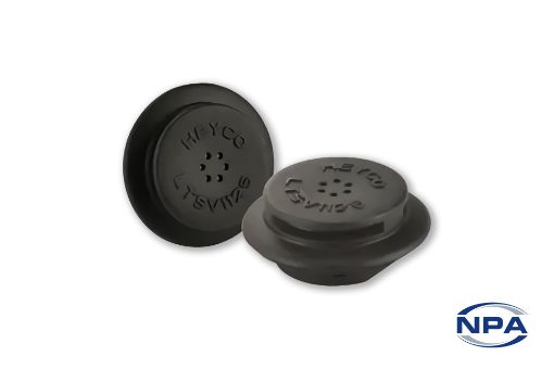 Picture of Hole Plug Vent, Liquid Tight, Snap-In Black