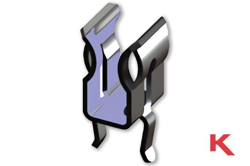 Picture of Fuse Clip PC Clip With End Stop