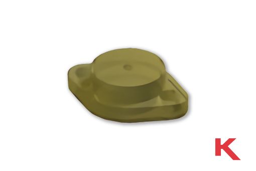 Picture of TO-3 Transistor Case Cover Nylon Translucent Brown