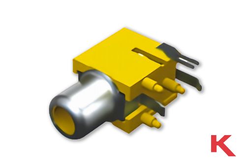 Picture of Phono Jack Colour Keyed Yellow