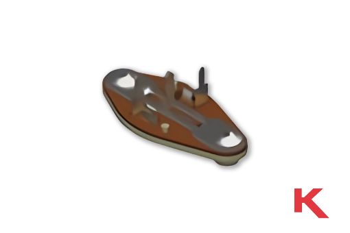 Picture of TO-3 Transistor Socket PC Mount Brown