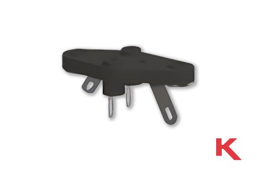 Picture of TO-3 Transistor Socket Heavy Duty Black