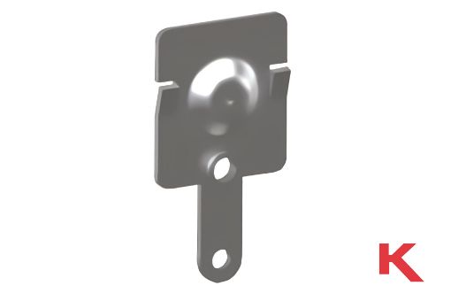 Picture of Battery Contact Positive Button With Tab