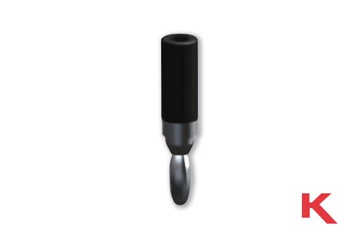 Picture of 3mm Banana Plug Miniature Black