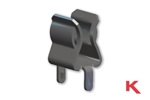 Picture of Fuse Clip Snap-In PC Without Orientation Leg