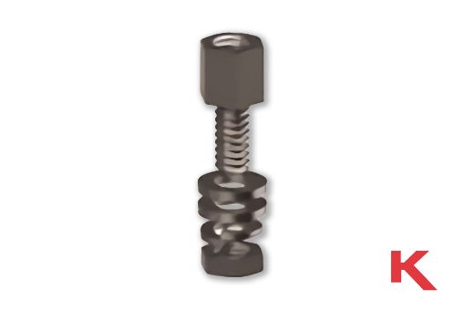 Picture of Jack Screw Standard Clear Chromate