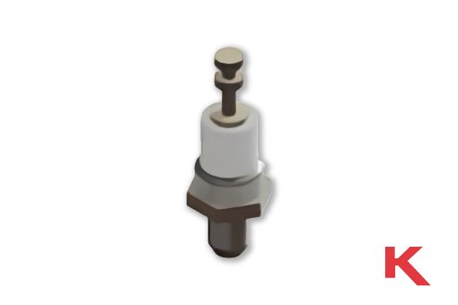 Picture of Terminal Pin Threaded White