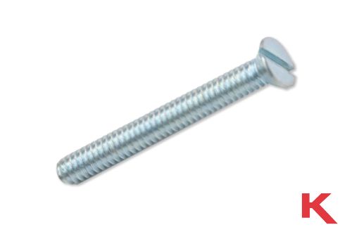 Picture of Machine Screw Countersunk, Slotted