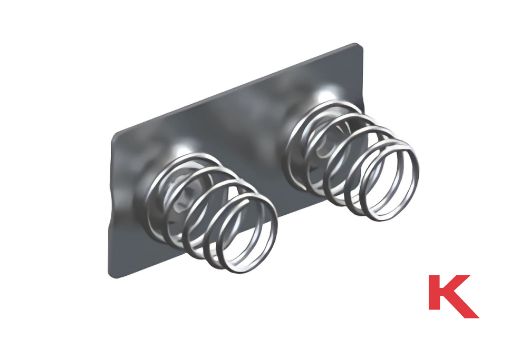 Picture of Battery Contact Dual Spring Contact