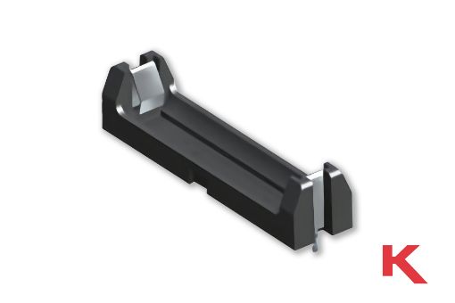 Picture of Battery Holder AAA Grey
