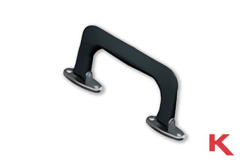 Picture of Handle Flat Foldable Black