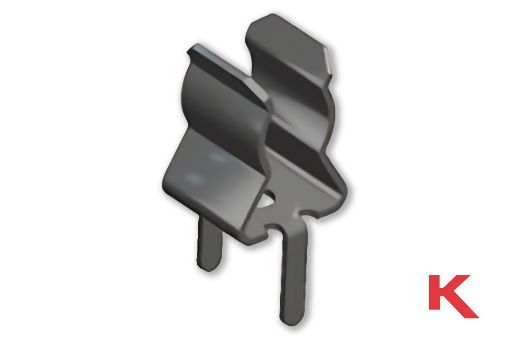 Picture of Fuse Clip Straight PC Leg No End Stops