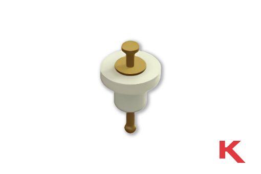 Picture of Terminal Pin Turret To Turret White