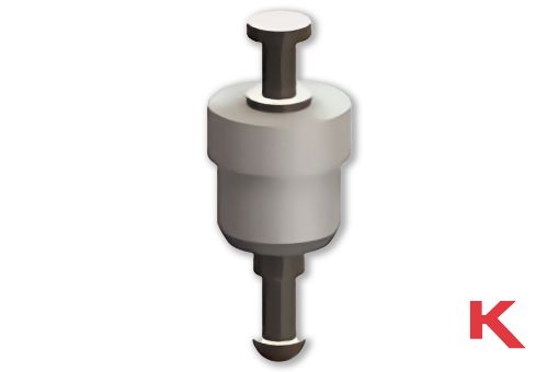 Picture of Terminal Pin Turret To Turret White