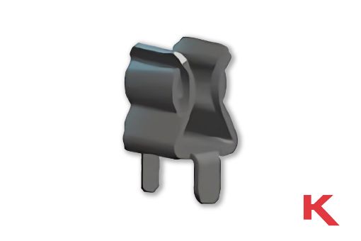 Picture of Fuse Clip Snap-In PC With Orientation Leg
