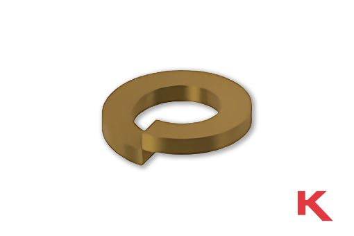 Picture of Jack Screw Washer Lock Yellow Chromate
