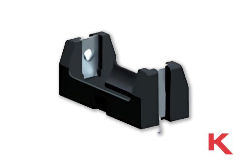 Picture of Battery Holder CR123A Black