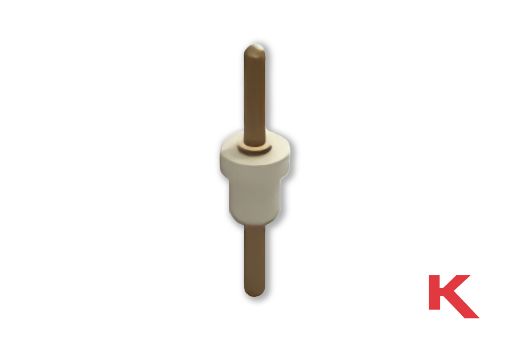 Picture of Terminal Pin Pin To Pin White