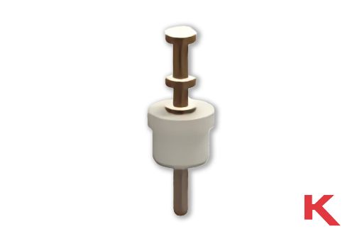 Picture of Terminal Pin Turret To Pin White