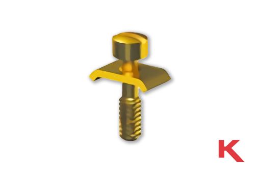 Picture of Panel Mounting Saddle Washer Yellow Chromate
