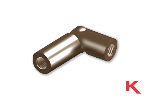 Picture of Hinged Spacer Threaded Yellow Chromate
