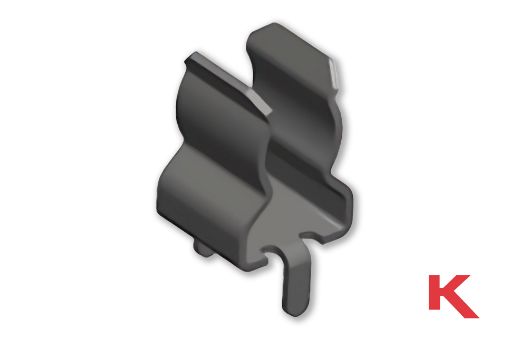 Picture of Fuse Clip Straight PC Leg No End Stops
