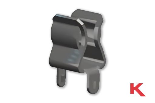Picture of Fuse Clip Snap-In PC With Orientation Leg