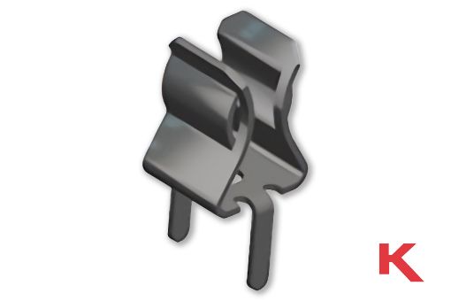 Picture of Fuse Clip Straight PC Leg With End Stops