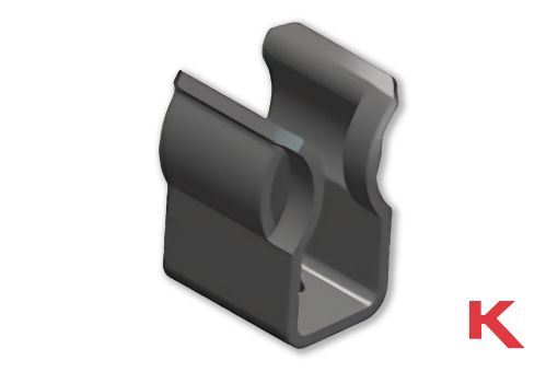 Picture of Fuse Clip PC Clip With End Stop