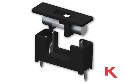 Picture of Fuse Holder Slim Line Black