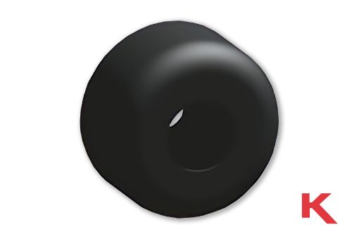 Picture of Bumper Recessed Head Black