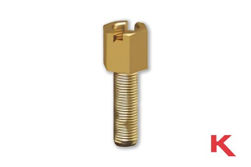 Picture of Jack Screw Slotted Yellow Chromate