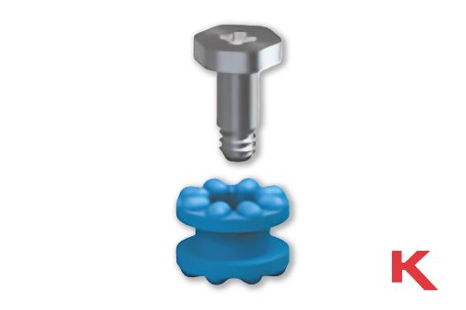 Picture of Rubber Grommet Anti-Vibration Blue
