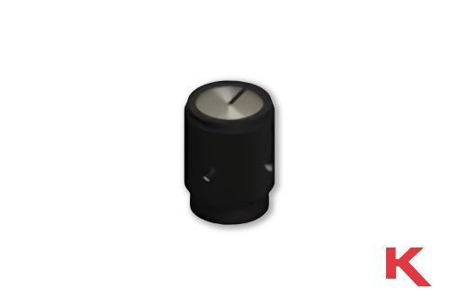 Picture of Instrumentation Knob Standard Black